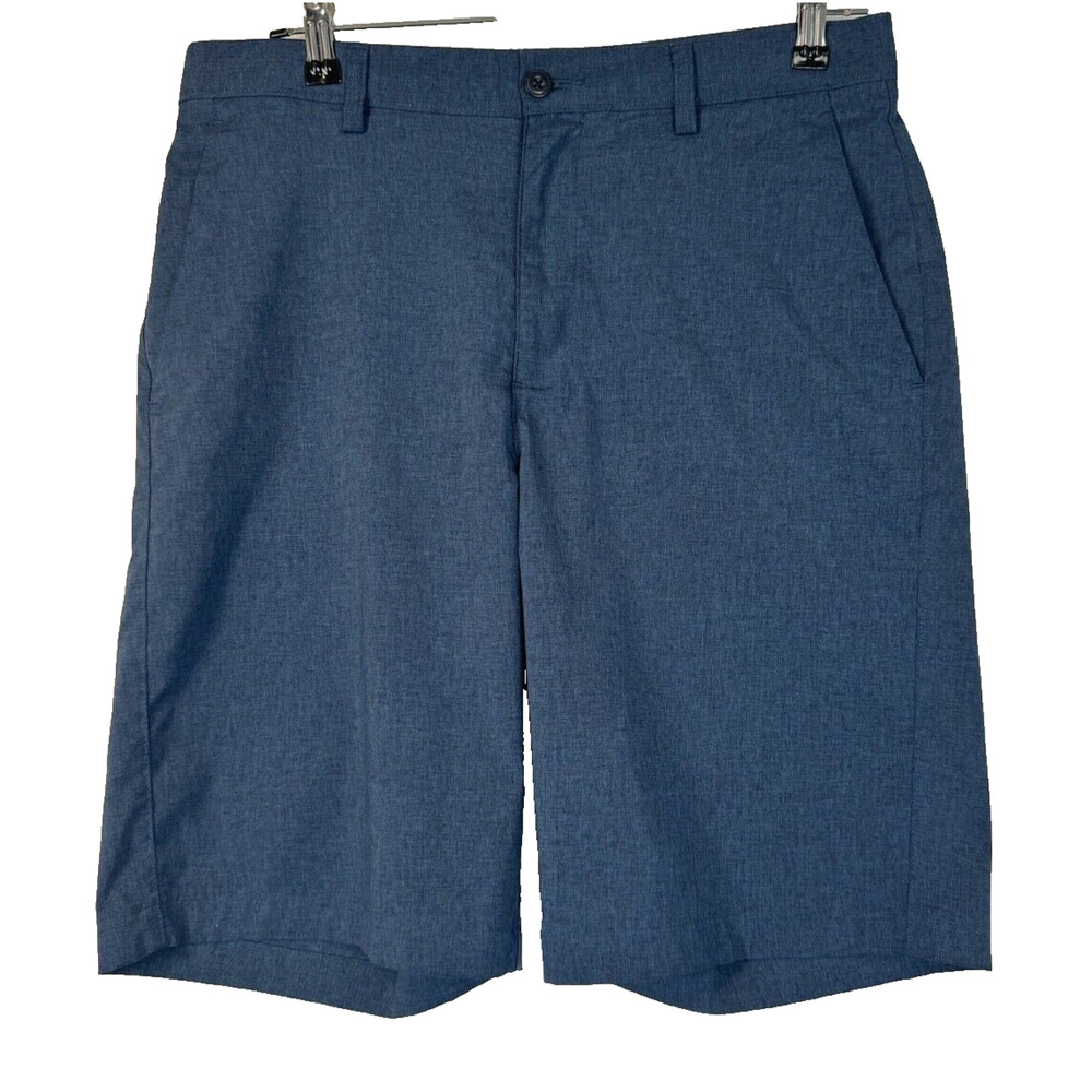Nike Golf Tour Performance Golf Shorts Men's 32 Blue Crosshatch *DRI-FIT*